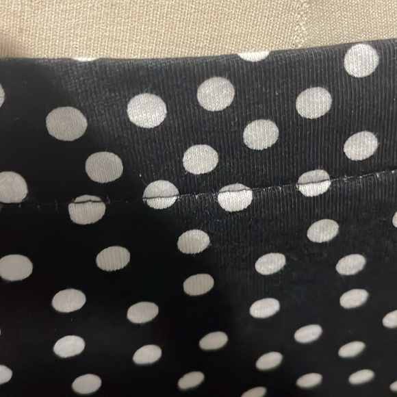 Polka Dot Black and White Dress - Picture 7 of 8